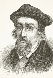 Bisschop Nicholas Ridley, uit 