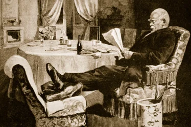 Bismarck neemt een korte pauze van de staatszaken