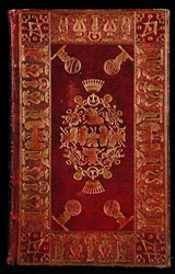 Boek gebonden door Vrijmetselaar William Lubbock (fl. 1792-1822)