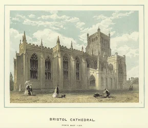 Bristol Kathedraal, noordoostelijk zicht