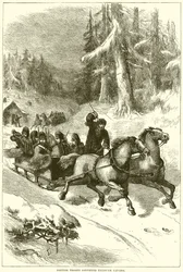 Britse troepen vervoerd door Canada