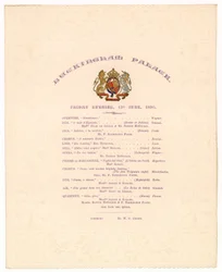 Concert in Buckingham Palace, 13 juni 1890