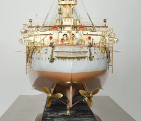 Model van Japans slagschip 