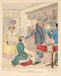 Bumpology, uitgegeven 1826 (gravure)