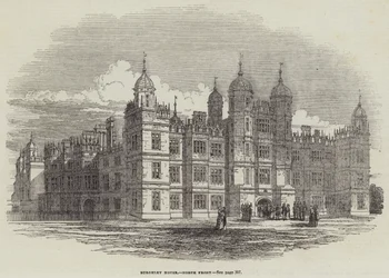 Burghley House, noordzijde