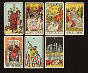 Kaarten uit een tarotspel, ca. 1809
