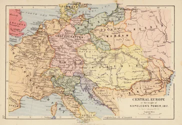 Centraal-Europa op het hoogtepunt van Napoleons macht