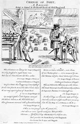 Verandering van Dieet, Een Ballade, 1757