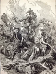 Charge van de Lichte Brigade, illustratie uit 