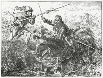 Karel de Stoute, Hertog van Bourgondië, bij de Slag om Nancy, 5 januari 1477, 1882