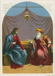 Christus en Nicodemus