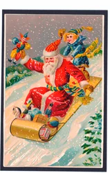 Kerstkaart, ca. 1907