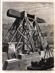 Cleopatras naald: De machines voor het plaatsen van de obelisk op de Thames Embankment, 1878