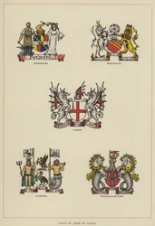 Wapenschilden van Steden