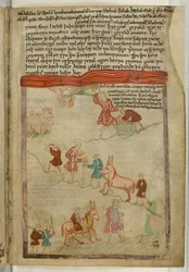 Cotton Claudius B. IV f.38, Genesis. Een verhaal van een reis, uit de 