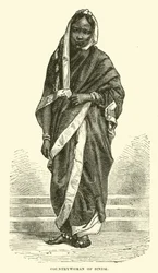 Plattelandsvrouw van Sindh