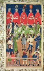 Hof van Koningsbank, Westminster Hall, c.1460