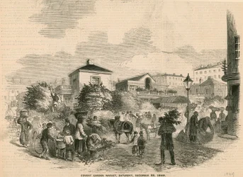 Covent Garden Market, 22 december 1849