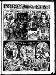 Omslag van Illustrated Police News, zaterdag 21 maart