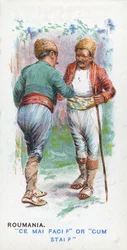 Gebruikelijke Groet in Roemenië, 1907