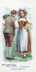 Gebruikelijke Groet in Zwitserland, 1907