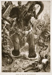 Nederlaag van Porus door de Macedoniërs