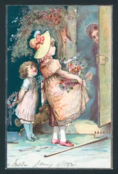 Bloemen bezorgen voor Kerstmis, Kerstkaart