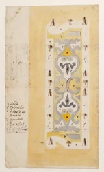 Ontwerp voor een Knoop Tuin, Bush Hill, nabij Edmonton, Londen, 1713