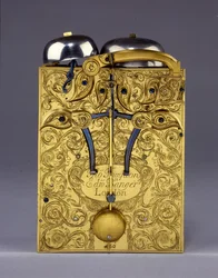 Detail van The Barnard Tompion, Tompion en Banger, Londen, No. 460, slagklok, c.1708