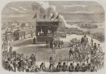 Verzending van de Mahmal, of Heilige Tapijt, van Caïro naar Mekka