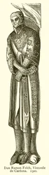 Don Ramon Folch, Burggraaf van Cardona. 1320