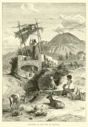 Put aan de voet van Vesuvius