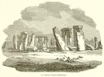 Druidische tempel in Stonehenge