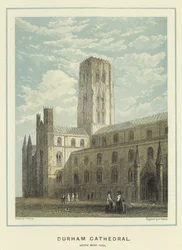 Durham Kathedraal, noordwestelijk zicht