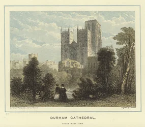 Durham Kathedraal, zuidwestelijk zicht