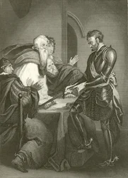 Graaf Warrenne rechtvaardigt de titels van zijn landgoederen