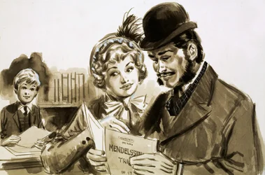 Edward Elgar werkte vanaf zijn twaalfde in de muziekwinkel van zijn vader