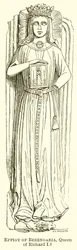 Beeld van Berengaria, koningin van Richard I