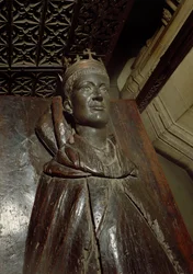 Beeld van Hendrik V (1387-1422)