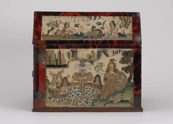 Geborduurde kist, c.1660