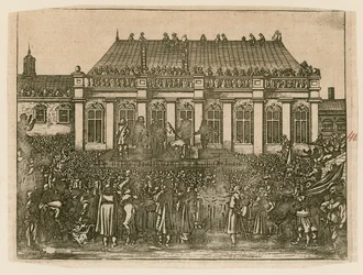 Executie van koning Karel I in Whitehall