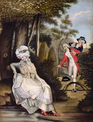 Fatale Nieuwsgierigheid, uitgegeven door Robert Sayer & J. Bennett, 1784