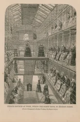 Vrouwelijke gevangenen aan het werk