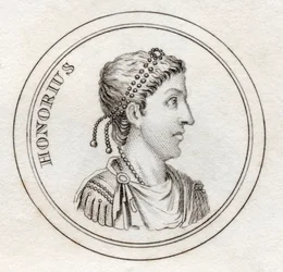Flavius Honorius, uit 