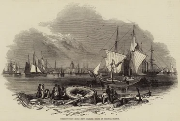 Buitenlandse Graanhavens, New Orleans (gravure)