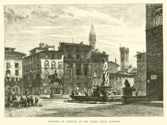 Fontein van Neptunus op het Piazza della Signoria