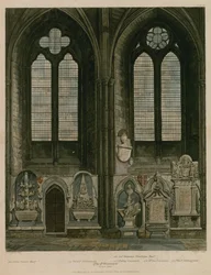Vierde en vijfde raam, Noordelijke Zijbeuk, Westminster Abbey, Londen