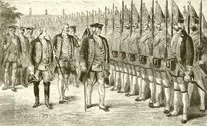 Frederik Willem I en zijn reuzenwacht