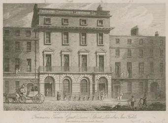Freemasons Tavern, Great Duncan Street, Lincolns Inn Fields, Londen