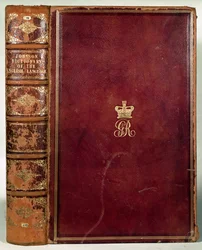 Vooromslag van Johnsons Dictionary of the English Language (leer)